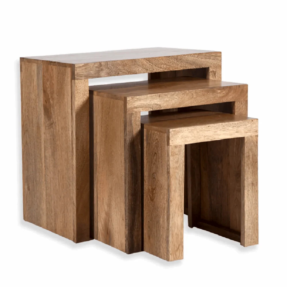 Cube Petite Mango Nest Of Tables