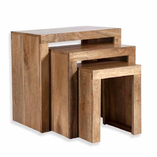Cube Petite Mango Nest Of Tables